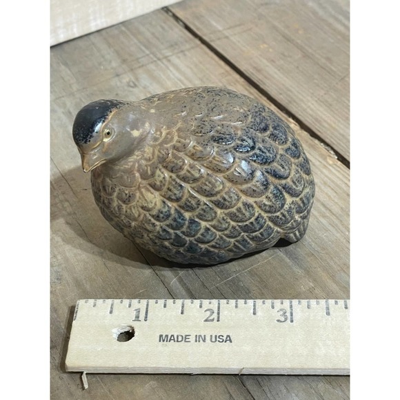 Vintage Wony Japan Quail Bird Figurines Set of 2. Decor. Wild Life. - Picture 5 of 5